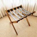 Ver imagem 3 de Suporte de Mala Madeira Teca Marrom Premium Zaka 100kg