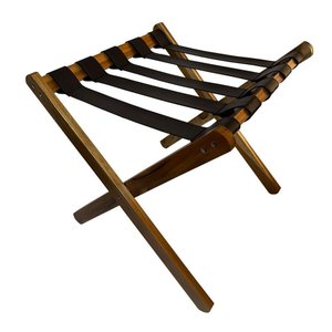 Suporte de Mala Madeira Teca Marrom Premium Zaka 100kg