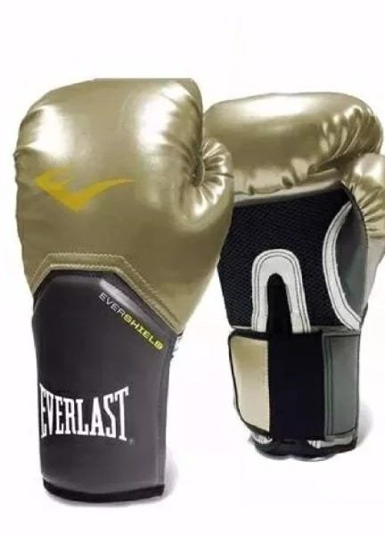 Luva everlast boxe ever shield pro style elite 12 oz dourada - 1