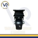 Ver imagem 6 de Kit 6 Rodízio Giratório Black Roda 3" Pu Anti Risco com Rolamento 100kg Cada Reforçada com Trava
