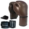 Luva Boxe Muay Thai Kit com Bandagem e Protetor Bucal Iron Arm - 1