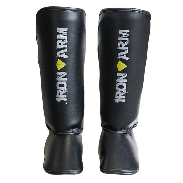 Kit Boxe Luva Bandagem Protetor Bucal Caneleira M - Iron Arm - 3