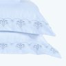 Colcha Urban Super King Azul Micro Percal Peletizado 200 Fios + Jogo de Cama - 7 Peças - 3