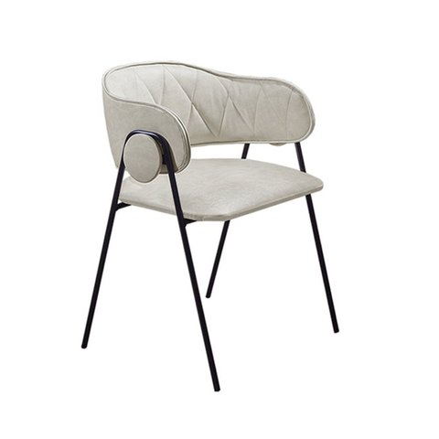 Cadeira para Sala de Jantar Siena Primeira Linha Bege/Preto/Creme