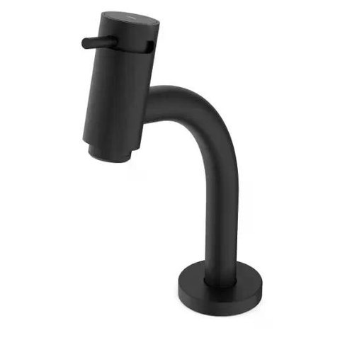 Torneira de Mesa para Lavatório Basic Bica Baixa Preto Matte - Celite