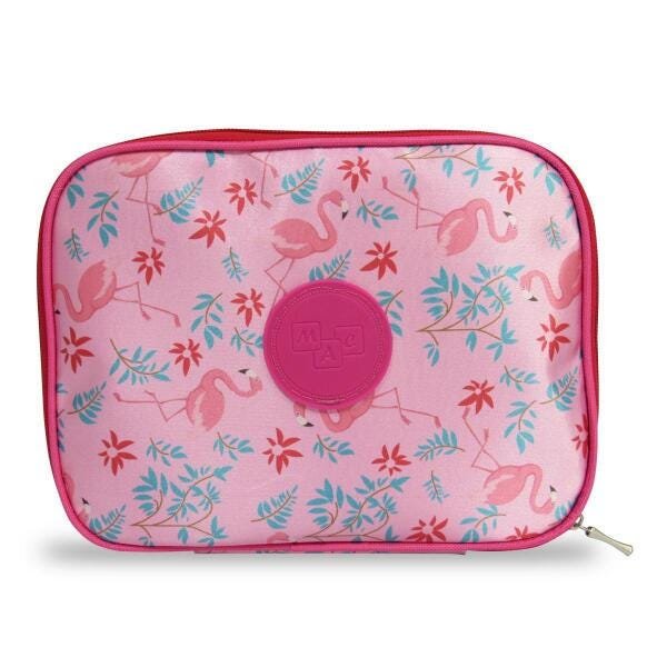 Kit Mochila Escolar De Costas Tamanho G Flamingo Rosa - 9