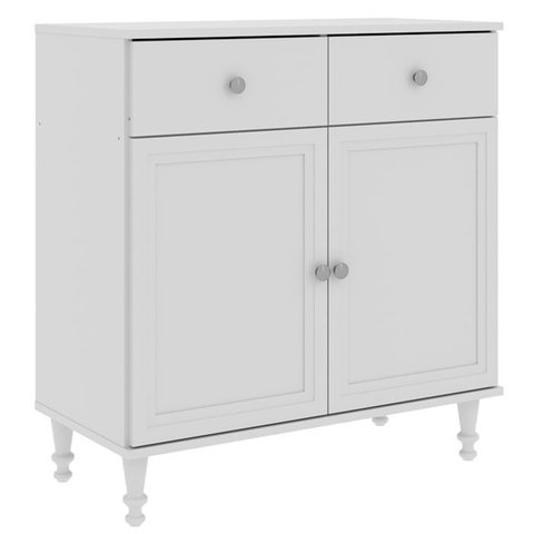 Aparador 2 Portas 2 Gavetas 80 Cm R629 Branco Dtall