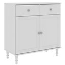 Ver imagem 1 de Aparador 2 Portas 2 Gavetas 80 Cm R629 Branco Dtall