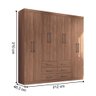 Guarda Roupa Casal 8 Portas 6 Gavetas China Jabotá - 2