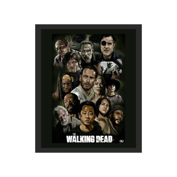 Quadro Decorativo The Walking Dead Temporada 3/4 - 1