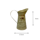 Ver imagem 4 de Vaso Jarro Decor de Metal Provençal Verde com Pássaro 31 Cm