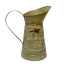 Ver imagem 3 de Vaso Jarro Decor de Metal Provençal Verde com Pássaro 31 Cm