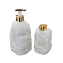 Ver imagem 1 de Kit Lavabo Difusor E Saboneteira Pedra Quartzo Branco