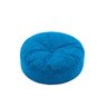 Kit com 2 Almofadas de Chão para Meditação e Descanso Estilo Japonesa Tufted Tatami Cor Azul - 1