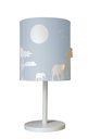 Ver imagem 1 de Abajur Safari Savana Cúpula 20x42: Azul