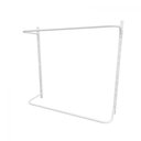 Ver imagem 1 de Arara de Roupas para Loja Quarto Closet 4 Peças Regulável 100x100 Cm Cor Branco Kit Clst1p16