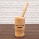 Ver imagem 2 de Pilão com Socador de Madeira 13,5cm - Alves Plastic