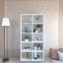 Ver imagem 1 de Estante 10 Nichos Livreiro Multiuso Belle Branco
