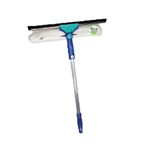Rodo Combinado 2 em 1 Limpa Vidros 35cm + com Cabo e Lavador