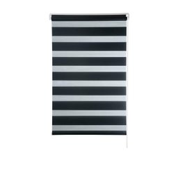 Persiana Rolô Zebra Dupla 1,60m X 1,60m Preta - 4