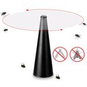 Ver imagem 4 de Ventilador Repelente Espanta Mosquito e Insetos Preto - Lyor