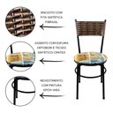 Ver imagem 2 de 2 Cadeiras Pretas para Cozinha Viena Avelã:Happy Hour