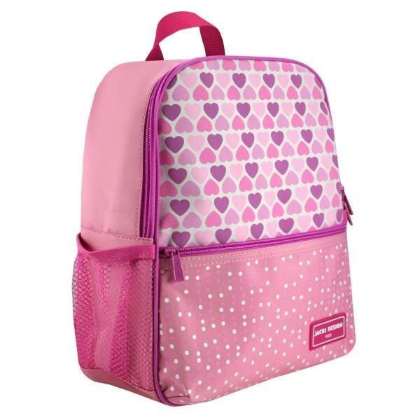 Mochila Escolar Com Lancheira Térmica E Estojo Ooração Rosa - 7