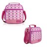 Mochila Escolar Com Lancheira Térmica E Estojo Ooração Rosa - 3