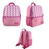 Mochila Escolar Com Lancheira Térmica E Estojo Ooração Rosa - 2