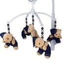 Ver imagem 1 de Mobile para Berço Musical Giratório Soneca Marinho Urso Bege