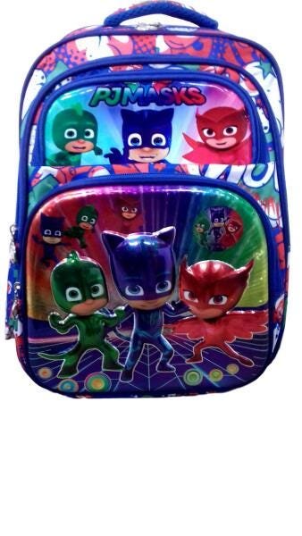 Mochilas Escolar Infantil Pjmasks Costa Alto Relevo - 4