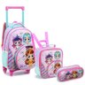 Kit Mochila Escolar Infantil Meninas Little Girls Princesa - 1