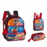 Mochila De Costas Dragon Ball Com Lancheira E Estojo Clio - 1