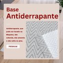 Ver imagem 6 de Kit Cozinha 2 Peças Tapete Chevron Passadeira 1,30 X 0,45 Capacho 0,60 X 0,45 Antiderrapante Cinza