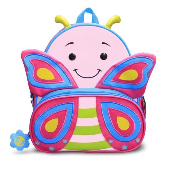 Kit Mochila, Lancheira E Copo Anti. Borboleta Comtac Kids - 2