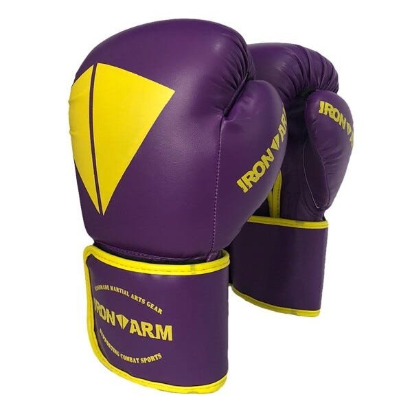 Kit Boxe Luva Bandagem Bucal Caneleira M Bolsa - Iron Arm - 2
