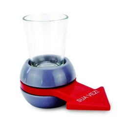 Jogo Vira Drink com Copo de Vidro 50ml Base Plástico - Clink - 2