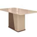 Ver imagem 6 de Conjunto Mesa com 6 Cadeiras Harmonia Marrom/Carvalho/Fendi