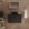 Gabinete Banheiro Armario Cuba Pia 100% Mdf - Udine 40 Cm - 1