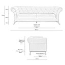 Ver imagem 4 de Sofá Império 02 Lugares 180cm Veludo Roxo - Nexta Casa