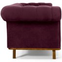 Ver imagem 6 de Sofá Império 02 Lugares 180cm Veludo Roxo - Nexta Casa