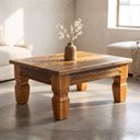 Ver imagem 6 de Mesa de Centro Sala Madeira Maciça Retangular Rústica Grande