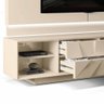 Rack Painel Tv 75" 4 Gavetas 3d Piramide Colone Creme - 2