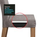 Ver imagem 7 de Conjunto Sala de Jantar Mesa Tampo de Vidro 4 Cadeiras Avril Madesa