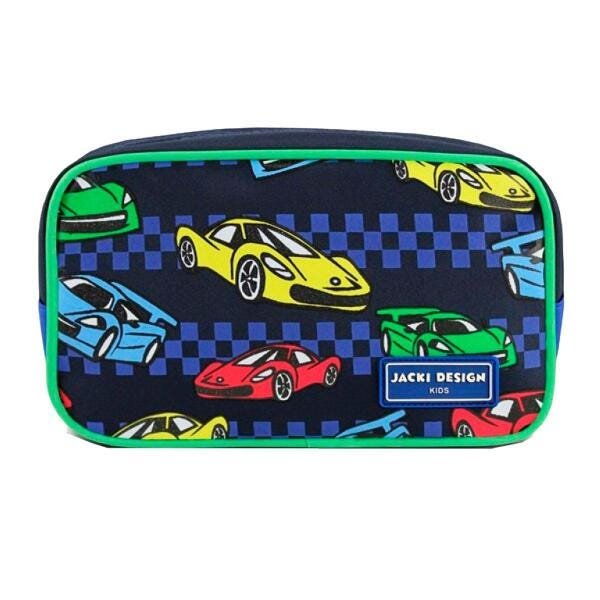 Kit Mochila Escolar Sapeka Com Estojo Carros Jacki Design - 3