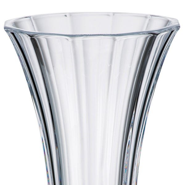 Vaso Decorar Bohemia Ótima Qualidade Cristal Resistente 30cm - 2