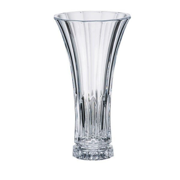 Vaso Decorar Bohemia Ótima Qualidade Cristal Resistente 30cm - 1