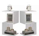 Ver imagem 3 de Mesa De Cabeceira Em S Branco Em Mdf Tx 60x25x25