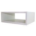 Ver imagem 4 de Mesa de Cabeceira Branca Suspensa em Mdf 35x13x30