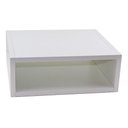 Ver imagem 2 de Mesa de Cabeceira Branca Suspensa em Mdf 35x13x30